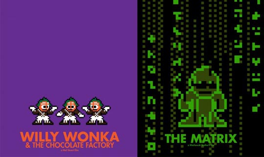 Posters em 8 Bit