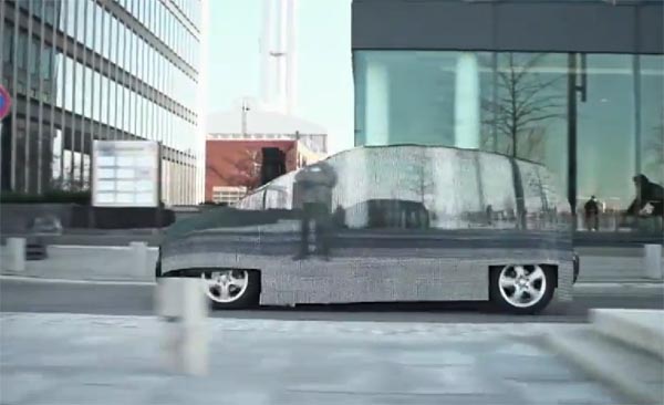 Mercedes invisível