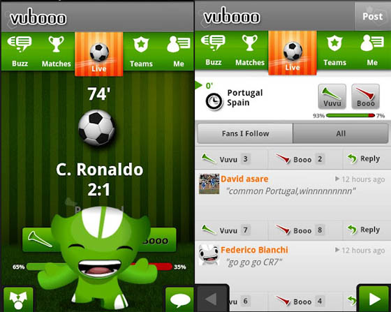 O aplicativo para futebol que é quase uma rede social dos gramados