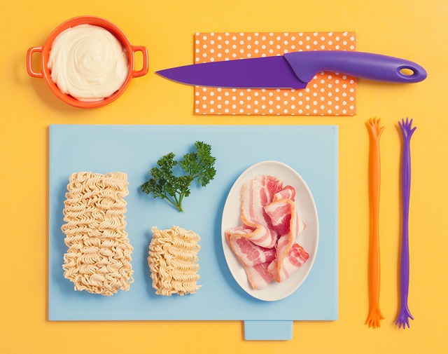 Vai um Miojo de bacon, requeijão e salsinha?